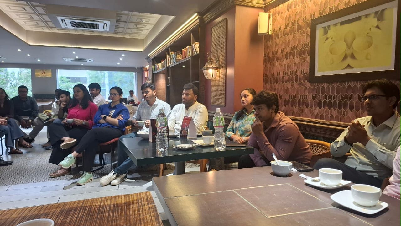 Coffee with Business — group discussion